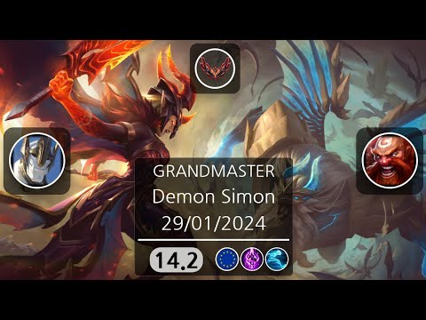 Demon Simon | Galio VS Gragas | FULL GAME | 29/01/2024