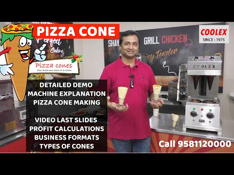 commerical pizza cone machine