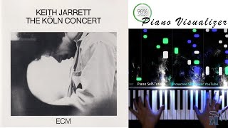 [A-069] The Köln Concert Part II B (Live January 24 1975) Keith Jarrett Piano Visualizer (Original)
