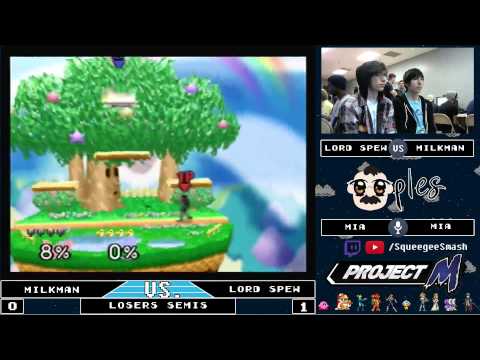 SS64#1 | Milkman (Captain Falcon,Kirby) Vs  Lord Spew (Yoshi) | Loser's Semifinals