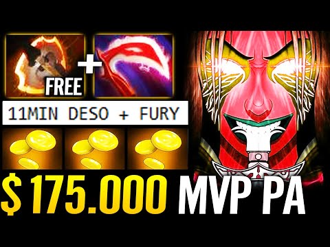 🔥 $175.000 MVP PA Pespective! 11m Deso + Fury Free Buff 23Savage 12K Max Farm T1 vs VP Final Dota 2