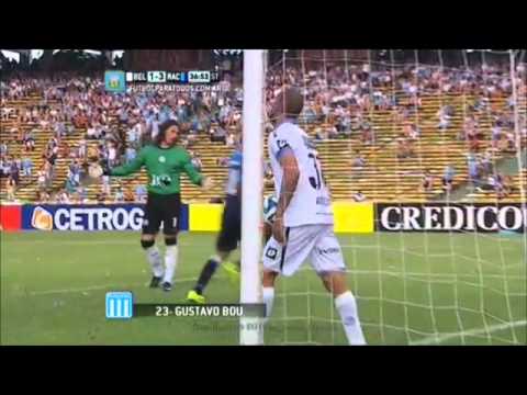 Belgrano 1 Racing 4 Fecha 9 Torneo de Transición 2014