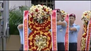 2  敬獻花圈及默哀