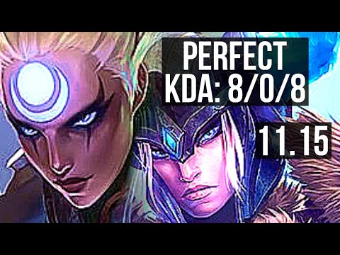 DIANA vs SEJUANI (JUNGLE) | 8/0/8, Legendary, 500+ games | BR Master | v11.15