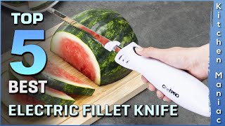 Best Electric Fillet Knife Review 2025 | Non-slip Grip Handle, Block/Case, Precise Cutting