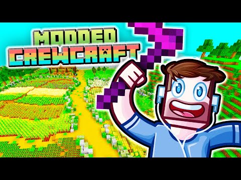 FISHY FOUNTAIN FAIL! - MODDED CREWCRAFT Season 2 Episode 18! (Minecraft Gameplay)
