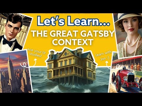 🍸 The Great Gatsby – Historical Context Explained! | A Level English Literature | Let’s Learn Series
