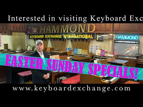Order a Hammond B3 or C3 for Possible Easter Delivery! Call today for shipping times and details.