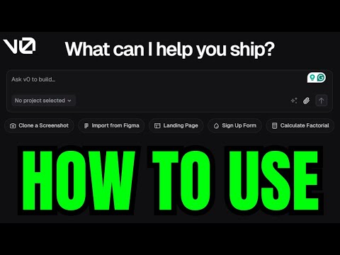YouTube video about v0