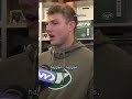 How does Zach Wilson feel about being benched?? #shorts #jets