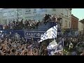 Thousands line streets for Leicester City's Premiere League victory parade