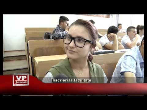 Înscrieri la facultate