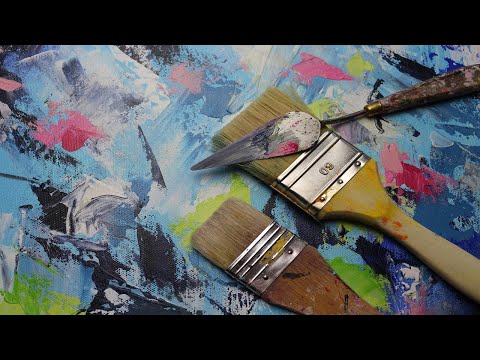 Acrylmalen - Schritt für Schritt Anleitung - acrylic painting - step by step tutorial - colorful -