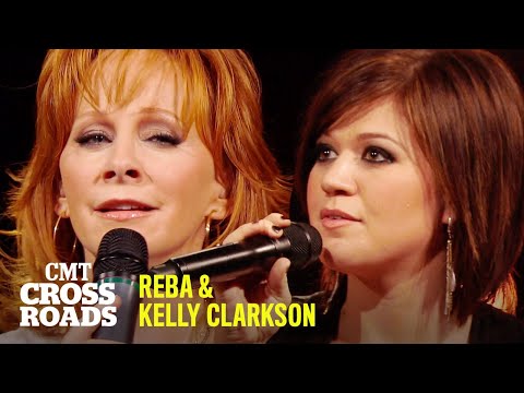Reba & Kelly Clarkson Perform "Does He Love You" | CMT Crossroads