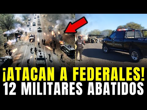 ¡CJNG ATACA a FUERZAS FEDERALES! CONVOY ARMADO ABATE a 12 MILITARES en URUAPAN