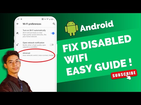 How to Fix Disabled Wifi on Android Phone !