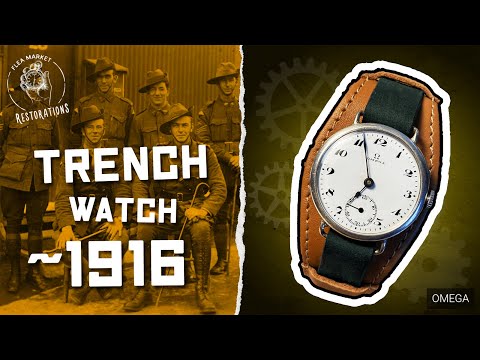 Trench Watch Restoration | Omega WWI Watch | 4K Restoration Video