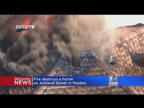 Fire Destroys Home In Malden