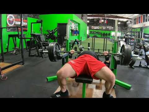 James Strickland, Bench Press PR and Commentary