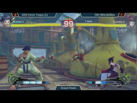 Fenway Fight Series SSF4AE2012: Grand Finals GDX Kevin Teque Vs. WeirdoNeo