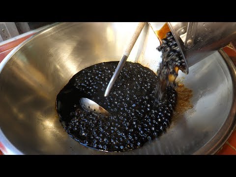 Brown Sugar Boba Milk (Tapioca Pearl Milk) - taiwanese street food