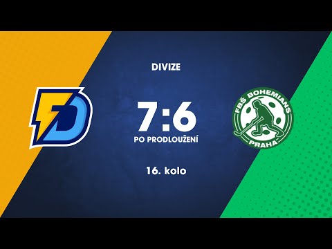 MUŽI A | Divize | FD Teplice vs. FbŠ Florbal Bohemians | 7:6p