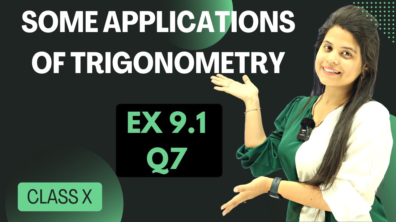 Ex 9.1 Q7 | Some Applications of Trigonometry | Chapter 9 | Class 10 Maths | NCERT