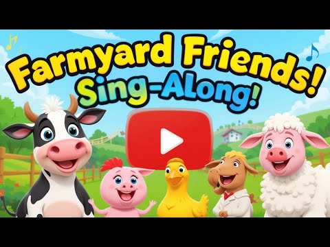 Farmyard Friends Sing Along with Fun Moo, Oink, Cluck & More! Fun Farm Animals Song for Kids