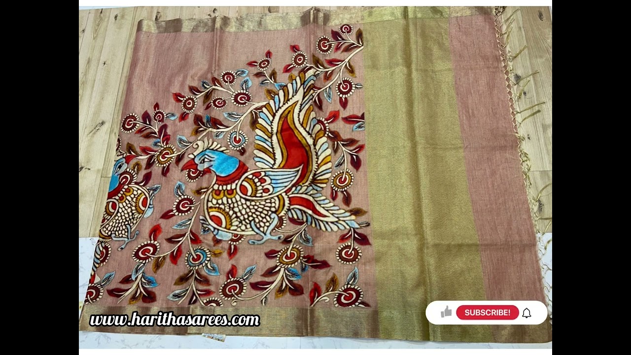 <p style="color: red">Video : </p>Promo On Kalamkari Aplique Work In Different Types Of Fabrics ani  Harithasarees 2022-05-23