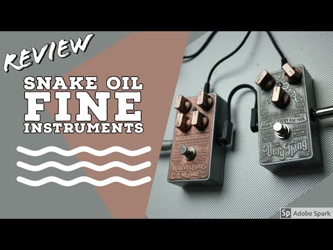 Marvelous Engine & The Very Thing  - SNAKE OIL FINE INSTRUMENTS