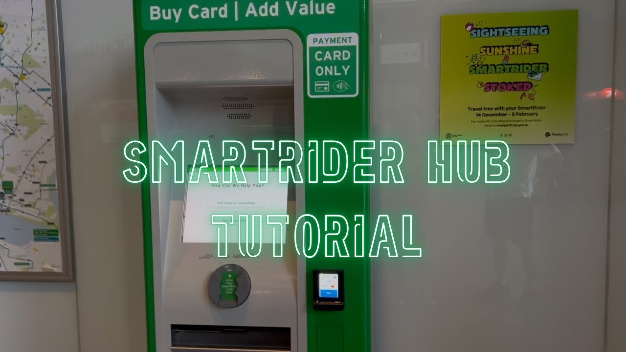 Smartrider Hub Tutorial Part 1 topping up your Smartrider