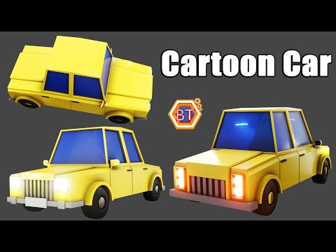 Blender 2.83 - Cartoon Car Modelling