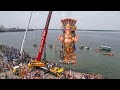 Khairatabad Ganesh Nimajjanam Drone Visuals 2024 Khairatabad Ganesh Nimajjanam 2024 Khairatabad