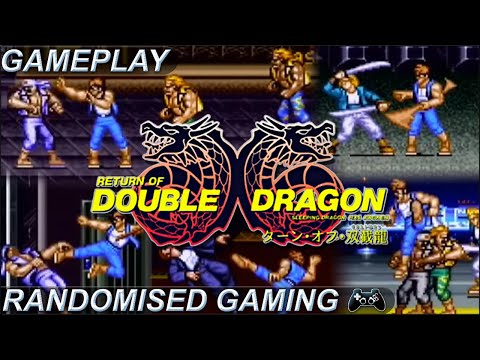 Return of Double Dragon - Super Nintendo (SNES) -  Gameplay from Stages 1 -3 (Real hardware)