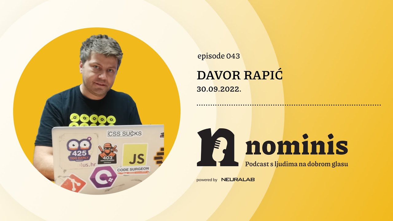 Nominis e43 - Davor Rapić // plus.hr (powered by Neuralab)