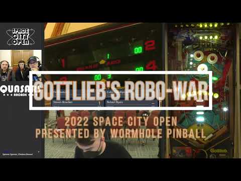 Gottlieb’s Robo-War @ the IFPA Space City Open #pinball #tournament #finals