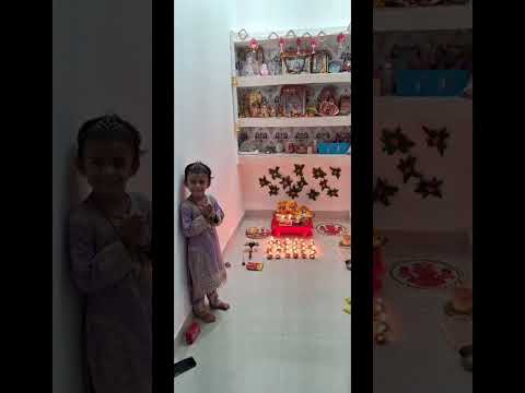Shivanya & Varshika Celebrating Diwali 2025 | Cute Kids Diwali Celebration Moments#kidszonegenz