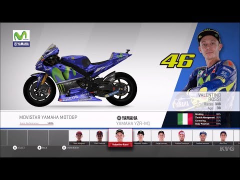 MotoGP 17 - All Bikes & Riders | All Motorcycles - List (PC HD) [1080p60FPS]
