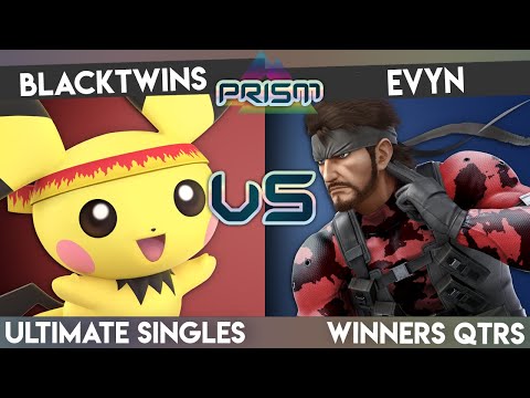 PRISM 185 - Blacktwins (Pichu) vs. Evyn (Snake) - Winners Quarters - Smash Ultimate Singles