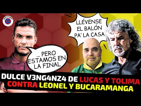LUCAS GONZÁLEZ responde a LEONEL ÁLVAREZ con BURLA y BALONES | BUCARAMANGA VS TOLIMA FINALISTA LIGA