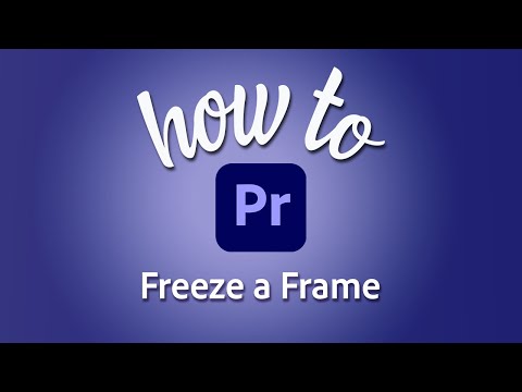 Freeze and hold frames in Premiere Pro