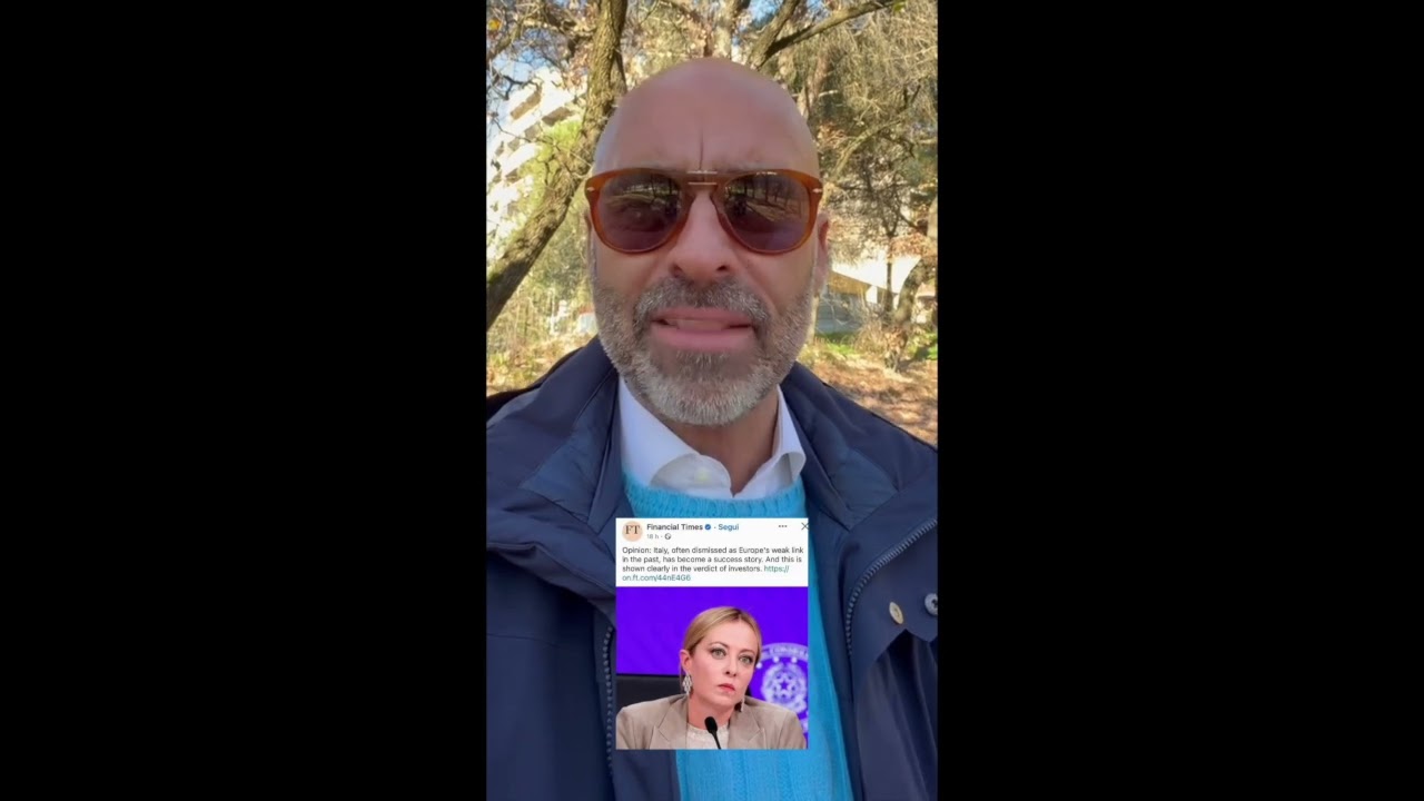 MARCO SQUARTA: "UN RICONOSCIMENTO PER L'ITALIA, GRAZIE A GIORGIA MELONI"