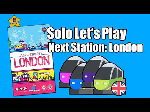 Solo Let's Play 🎲 Next Station: London | Auf den Tisch!