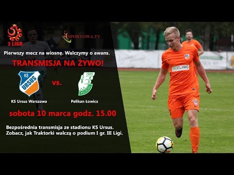 3. liga piłki nożnej KS Ursus Warszawa vs Pelikan Łowicz