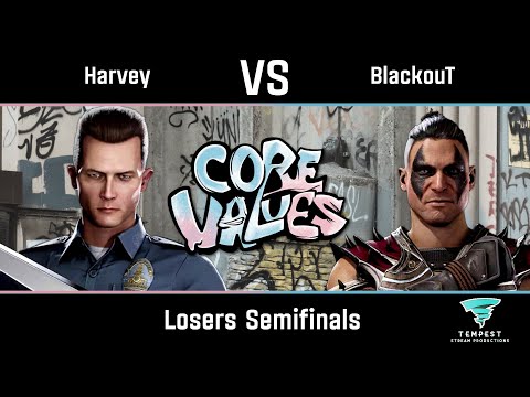 Harvey (T-1000) vs BlackouT (Reiko) - MK1 Losers Semifinals -  CORE VALUES VII