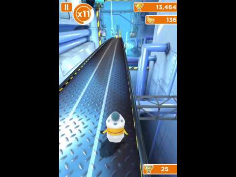 Despicable Me: Minion Rush from beach to lab on rocket and to mall ios iphone gameplay