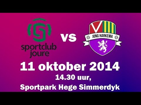 SC Joure A1 - Jong Harkema A1 (Hoofdklasse O, 11 oktober 2014)