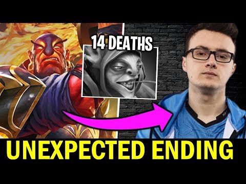 MIRACLE Ember Spirit 100% Counter Pro Meepo — Unexpected Ending Dota 2