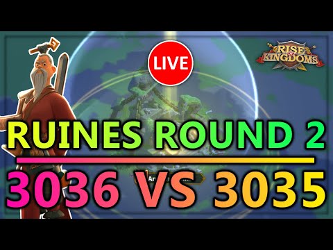 🔴 KVK 3035 - RUINES ROUND 2 3036 VS 3035, ENCORE PLUS DE COMBATS ! | RISE OF KINGDOMS FR