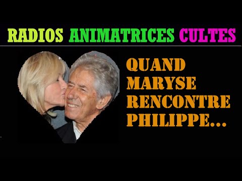 QUAND MARYSE RENCONTRE PHILIPPE GILDAS 38 ans D' AMOUR au Micro d'Evelyne PAGÈS GRAND FORMAT  RTL